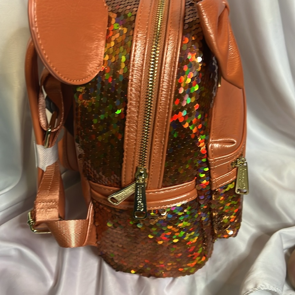 Loungefly Disney Parks Exclusive Pumpkin Spice Mini Backpack - Picture 5 of 6